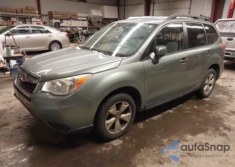 2015 Subaru Forester 2.5I Premium из США, поврежденный, VIN JF2SJADC1FH400662